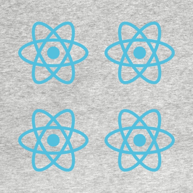 React JS Logo Stickets by hipstuff